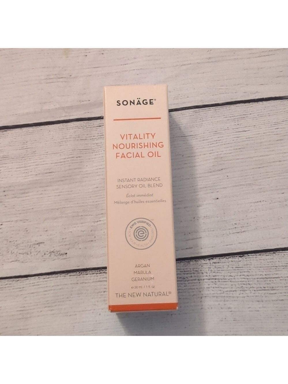 Sonäge vitality nourishing facial oil 30ML